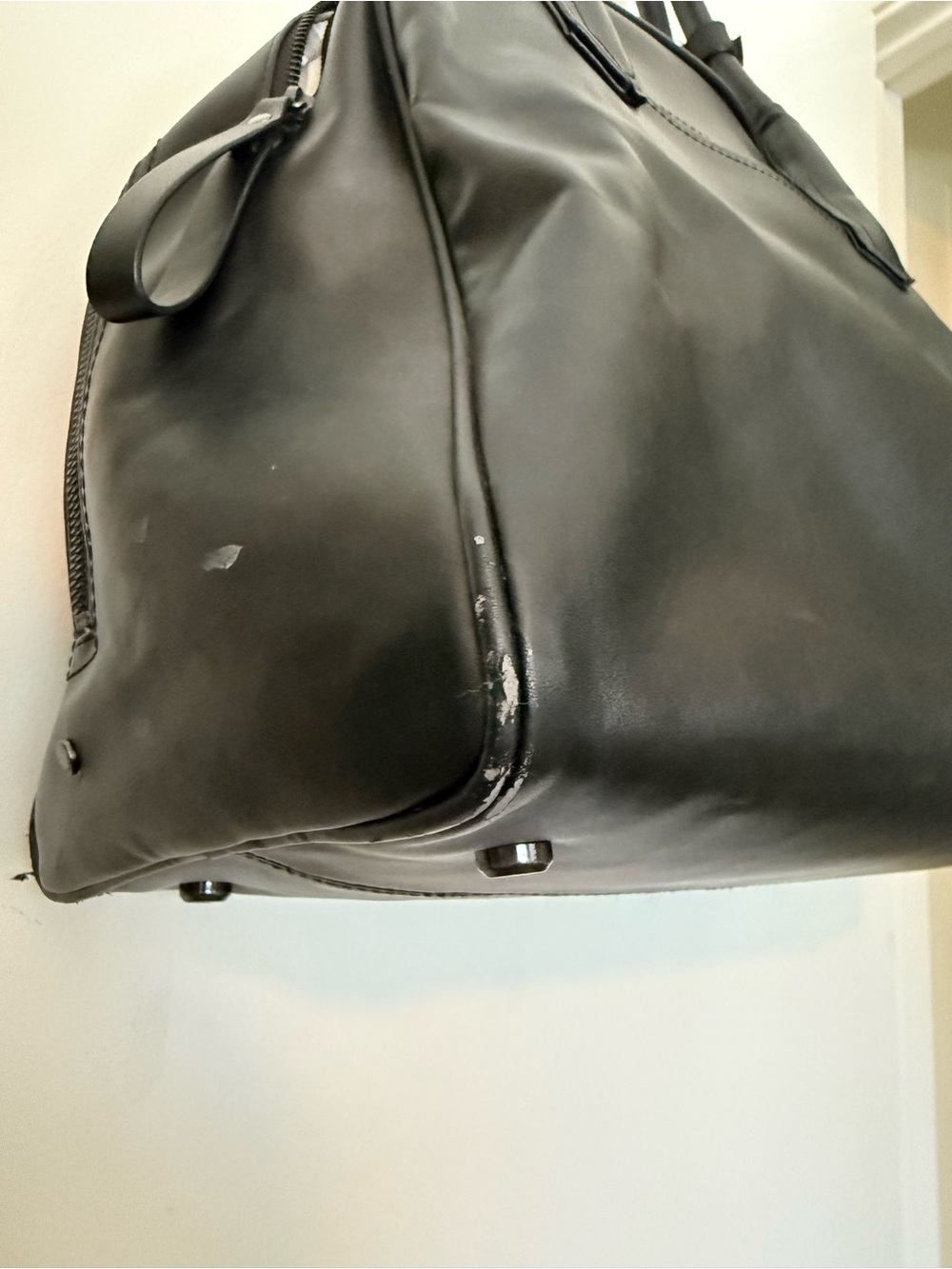 lululemon athletica Black Leather Duffel Tote - Picture 14 of 15